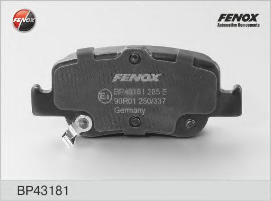 FENOX BP43181 Тормозные колодки FENOX для TOYOTA