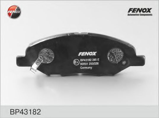 FENOX BP43182 Тормозные колодки для NISSAN MICRA