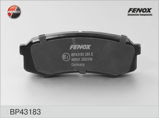 FENOX BP43183 Тормозные колодки FENOX для TOYOTA