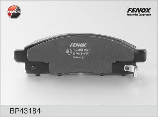 FENOX BP43184 Тормозные колодки FENOX для MITSUBISHI