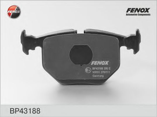 FENOX BP43188 Тормозные колодки FENOX для BMW