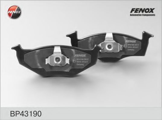 FENOX BP43190 Тормозные колодки FENOX для SKODA