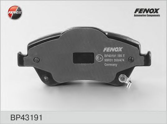 FENOX BP43191 Тормозные колодки FENOX для TOYOTA