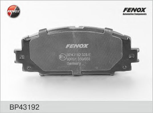 FENOX BP43192 Тормозные колодки FENOX для TOYOTA
