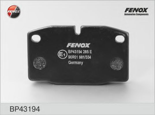 FENOX BP43194 Тормозные колодки FENOX для OPEL
