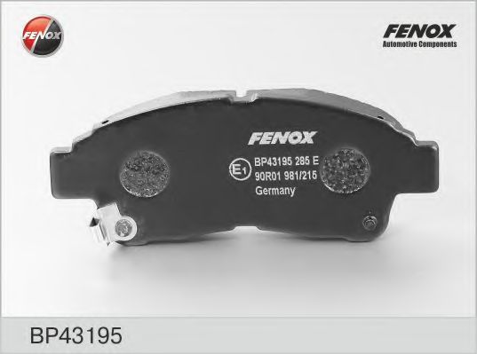 FENOX BP43195 Тормозные колодки FENOX 