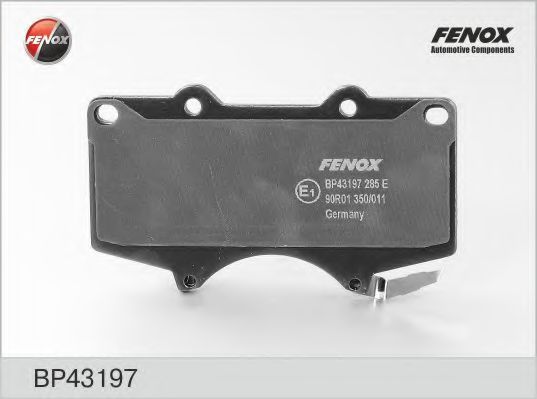 FENOX BP43197 Тормозные колодки FENOX для MITSUBISHI