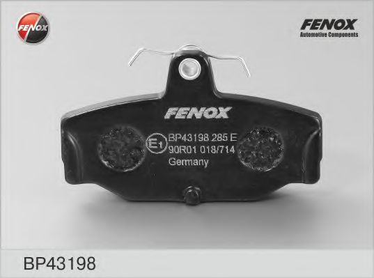 FENOX BP43198 Тормозные колодки для FORD