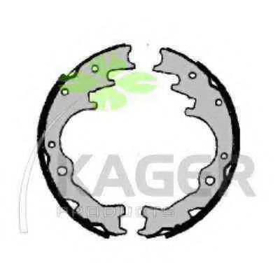 KAGER 340218 Тормозные колодоки 