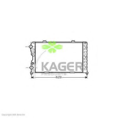 KAGER 310058 Радиатор охлаждения двигателя для ALFA ROMEO SPIDER