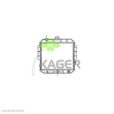 KAGER 310282 Радиатор охлаждения двигателя для DAIHATSU HIJET (Дайхатсу Хижет)
