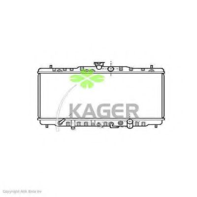 KAGER 310483 Радиатор охлаждения двигателя KAGER для HONDA