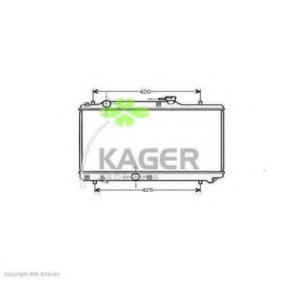 KAGER 311057 Радиатор охлаждения двигателя KAGER для SUZUKI