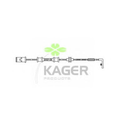 KAGER 353039 Тормозные колодки KAGER для OPEL