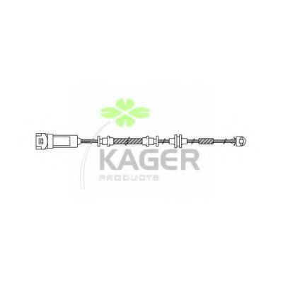KAGER 353048 Тормозные колодки KAGER для OPEL