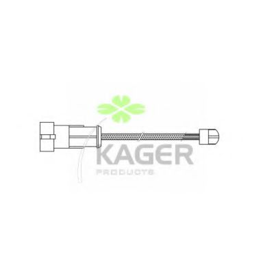 KAGER 353053 Скобы тормозных колодок для IVECO