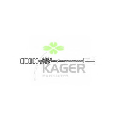 KAGER 353054 Скобы тормозных колодок KAGER для VOLKSWAGEN
