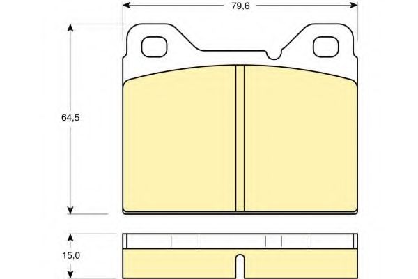 GIRLING 6110652 Тормозные колодки GIRLING для VOLVO