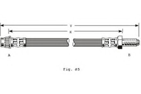 GIRLING 9002295 Тормозной шланг GIRLING для CITROEN