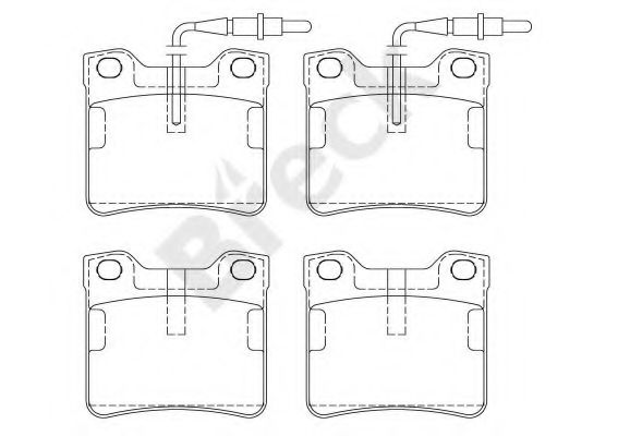 21278 00 701 10 BRECK Тормозные колодки 21278 00 701 10 BRECK Тормозные колодки