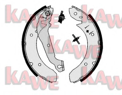 KAWE 01350 Ремкомплект барабанных колодок для KIA JOICE