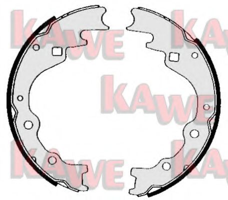 KAWE 05450 Ремкомплект барабанных колодок для KIA PREGIO