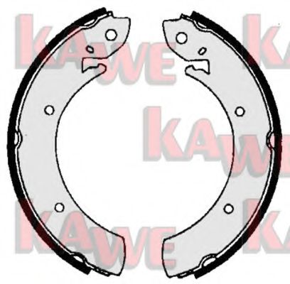KAWE 06070 Ремкомплект барабанных колодок для DAEWOO MUSSO