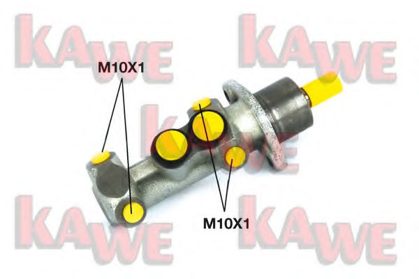 KAWE B1587 Ремкомплект тормозного цилиндра KAWE для LANCIA