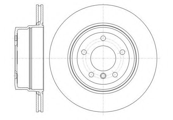 KAWE 6133610 Тормозные диски KAWE для BMW