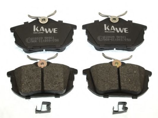 KAWE 810029 Тормозные колодки KAWE для SMART