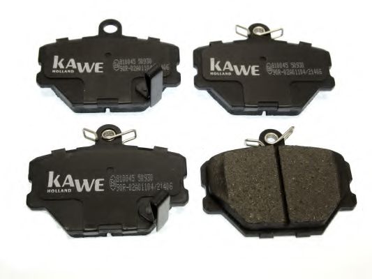 KAWE 810045 Тормозные колодки KAWE для SMART CABRIO