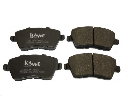 KAWE 810080 Тормозные колодки KAWE для DACIA