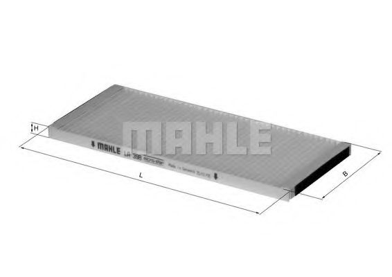 MAHLE ORIGINAL LA398 Фильтр салона MAHLE ORIGINAL 