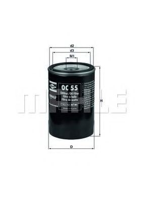 OC 55 MAHLE ORIGINAL Масляный фильтр OC 55 MAHLE ORIGINAL Масляный фильтр