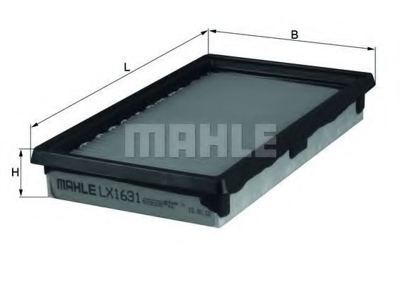 MAHLE ORIGINAL LX1631 Воздушный фильтр для NISSAN QASHQAI