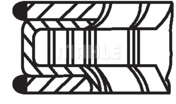 MAHLE ORIGINAL 03852N1 Комплект поршневых колец для VOLVO XC70 1 CROSS COUNTRY