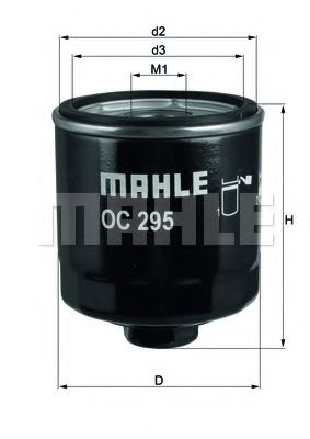 MAHLE ORIGINAL OC295 Масляный фильтр MAHLE ORIGINAL 