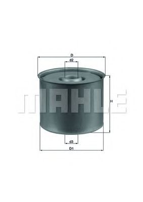 MAHLE ORIGINAL KX23D Топливный фильтр для LADA