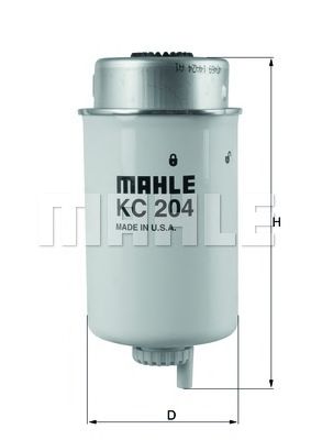 MAHLE ORIGINAL KC204 Топливный фильтр MAHLE ORIGINAL 