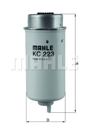 MAHLE ORIGINAL KC223 Топливный фильтр MAHLE ORIGINAL 