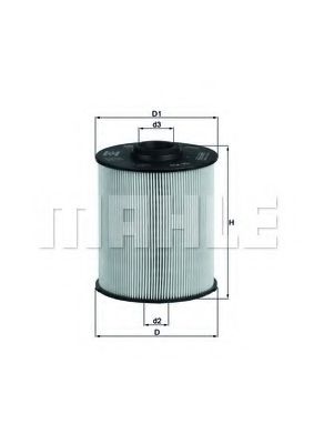 MAHLE ORIGINAL KX70D Топливный фильтр для MERCEDES-BENZ M-CLASS