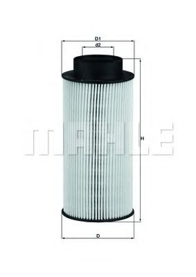 MAHLE ORIGINAL KX1821D Топливный фильтр для SCANIA