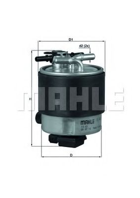 MAHLE ORIGINAL KL44019 Топливный фильтр 