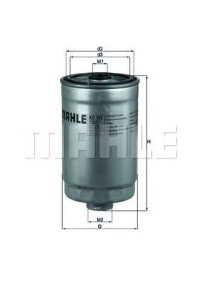 MAHLE ORIGINAL KC181 Топливный фильтр MAHLE ORIGINAL 
