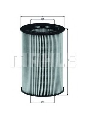 MAHLE ORIGINAL LX1805 Воздушный фильтр для SMART