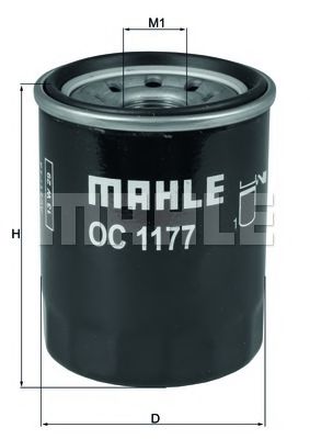 MAHLE ORIGINAL OC1177 Масляный фильтр для SUBARU OUTBACK