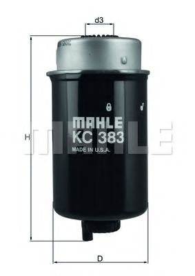 MAHLE ORIGINAL KC383 Топливный фильтр MAHLE ORIGINAL 
