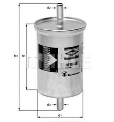 MAHLE ORIGINAL KL2 Топливный фильтр для FIAT TEMPRA