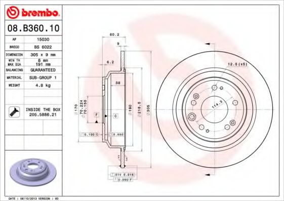 BRECO BS6022 Тормозные диски BRECO для HONDA