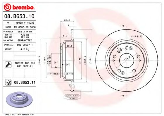 BRECO BS6030 Тормозные диски BRECO для HONDA